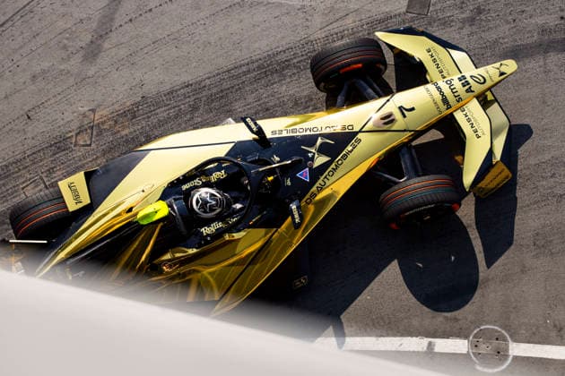 2026 FORMULA E LONDON ePRIX 07 GUNTHER Maximilian (ger), DS Penske, DS E-Tense FE25, action during the London ePrix, 16th and 17th round of the 2025-26 ABB FIA Formula E World Championship, WM, Weltmeisterschaft on the ExCel London Circuit from August 14 to 16, 2026 in London, United Kingdom - LondonUnited Kingdom  Copyright: xJULIENxDELFOSSEx