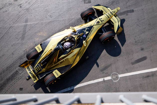 2026 FORMULA E LONDON ePRIX 77 BARNARD Taylor (gbr), DS Penske, DS E-Tense FE25, action during the London ePrix, 16th and 17th round of the 2025-26 ABB FIA Formula E World Championship, WM, Weltmeisterschaft on the ExCel London Circuit from August 14 to 16, 2026 in London, United Kingdom - LondonUnited Kingdom  Copyright: xJULIENxDELFOSSEx