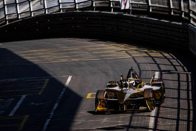2026 FORMULA E LONDON ePRIX 77 BARNARD Taylor (gbr), DS Penske, DS E-Tense FE25, action during the London ePrix, 16th and 17th round of the 2025-26 ABB FIA Formula E World Championship, WM, Weltmeisterschaft on the ExCel London Circuit from August 14 to 16, 2026 in London, United Kingdom - LondonUnited Kingdom  Copyright: xJULIENxDELFOSSEx