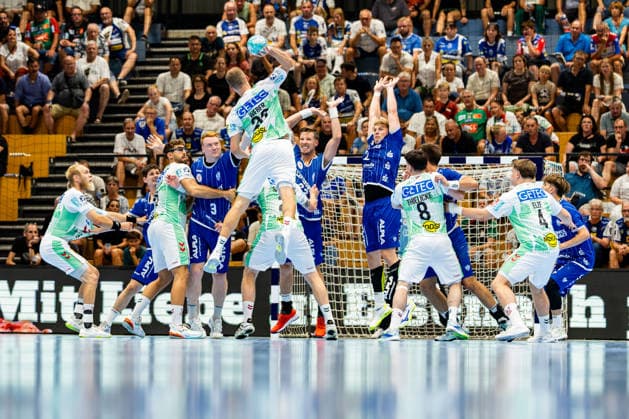 14.08.2026, GER, Handball, Maenner, Saison 26 27, Wartburg-Cup presented by Koetter Security, SC Magdeburg - TBV Lemgo Lippe Philipp Weber (SC Magdeburg) 99817 Eisenach Werner-Assmann-Halle Am Sportpark Thueringen Deutschland *** August 14, 2026, GER, Handball, Men, 2026–2027 Season, Wartburg Cup presented by Koetter Security, SC Magdeburg vs. TBV Lemgo Lippe, Philipp Weber, SC Magdeburg, 99817 Eisenach, Werner Assmann, Halle Am Sportpark, Thuringia, Germany