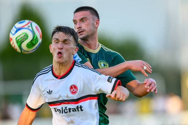 14.08.2026 - Fussball - Saison 2026 2027 - Regionalliga Bayern - 04. Spieltag: SC Eltersdorf SCE ( Quecken ) - 1. FC Nürnberg FCN II ( Club ) - - xwoxzix - Joel Skowronek (39, 1. FC Nürnberg FCN II ) Yannik Jassmann (9, SC Eltersdorf ) *** August 14, 2026 Soccer Season 2026–2027 Bavarian Regional League Matchday 04 SC Eltersdorf vs. SCE Quecken 1 FC Nuremberg FCN II Club xwoxzix Joel Skowronek 39, 1 FC Nuremberg FCN II Yannik Jassmann 9, SC Eltersdorf