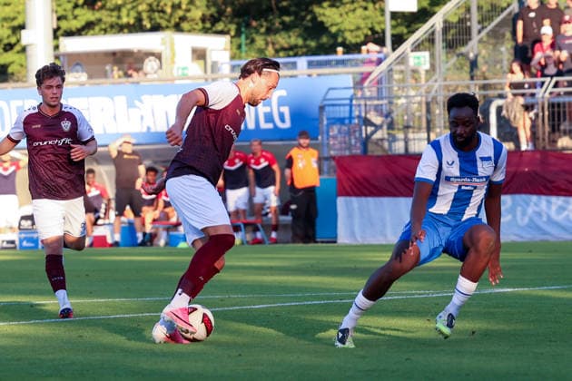 2026_08_14 , Hertha BSC II vs BFC Dynamo, Regionalliga 2026 2027 , Spieltag 5 Rufat Dadashov (BFC Dynamo, 10), Berlin Berlin Germany *** August 14, 2026, Hertha BSC II vs. BFC Dynamo, Regionalliga 2026–2027, Matchday 5, Rufat Dadashov (BFC Dynamo), 10, Berlin, Berlin, Germany
