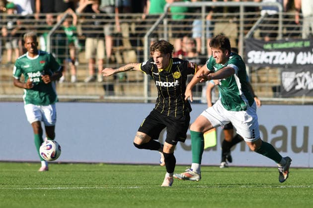 1. FC 1905 Schweinfurt vs. SpVgg Bayreuth, Sachs-Stadion Football, Regionalliga Bayern 1. FC 1905 Schweinfurt vs. SpVgg Bayreuth 14 Aug 2026 Sachs-Stadion , Schweinfurt, Germany Image: Kevin Fery (FC05) in action. DFL REGULATIONS PROHIBIT ANY USE OF PHOTOGRAPHS AS IMAGE SEQUENCES AND OR QUASI-VIDEO Copyright: xPresseFotoxEvansx