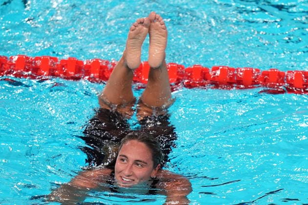 Simona Quadarella win the gold medal in the final women s 1500m freestyle at the 2026 European Swimming Championships, Paris (Spada LaPresse)  Copyright: xSpada LaPressex