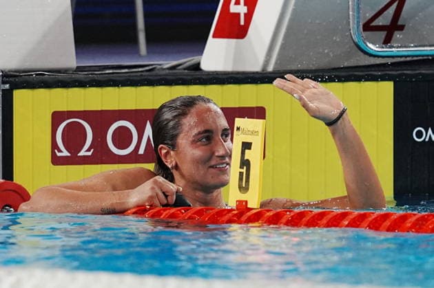 Simona Quadarella win the gold medal in the final women s 1500m freestyle at the 2026 European Swimming Championships, Paris Gianmattia D Alberto LaPresse  Copyright: xGianmattiaxD Alberto LaPressex