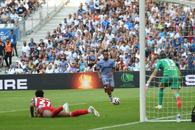 OM - ATLETICO MADRID PHOTOPQR LA PROVENCE PHILIPPE LAURENSON ; MARSEILLE ; 14 08 2026 ; MATCH AMICAL OM - ATLETICO MADRID Friendly soccer match Marseille vs Atletico Madrid MARSEILLE MARSEILLE France  Copyright: xPHOTOPQR LAxPROVENCE MAXPPPxPHILIPPExLAURENSONx 20260814PVL7665 20260814PVL7683