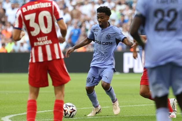 OM - ATLETICO MADRID PHOTOPQR LA PROVENCE PHILIPPE LAURENSON ; MARSEILLE ; 14 08 2026 ; MATCH AMICAL OM - ATLETICO MADRID Friendly soccer match Marseille vs Atletico Madrid MARSEILLE MARSEILLE France  Copyright: xPHOTOPQR LAxPROVENCE MAXPPPxPHILIPPExLAURENSONx 20260814PVL7665 20260814PVL7684