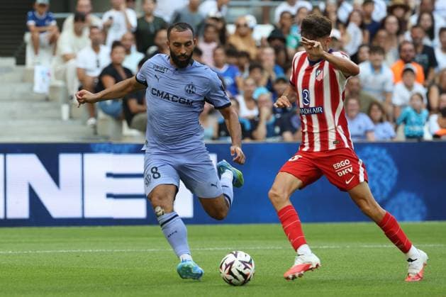 OM - ATLETICO MADRID PHOTOPQR LA PROVENCE PHILIPPE LAURENSON ; MARSEILLE ; 14 08 2026 ; MATCH AMICAL OM - ATLETICO MADRID Friendly soccer match Marseille vs Atletico Madrid MARSEILLE MARSEILLE France  Copyright: xPHOTOPQR LAxPROVENCE MAXPPPxPHILIPPExLAURENSONx 20260814PVL7665 20260814PVL7698