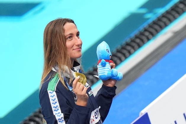 Simona Quadarella win the gold medal in the final women s 1500m freestyle at the 2026 European Swimming Championships, Paris Spada LaPresse  Copyright: xSpada LaPressex