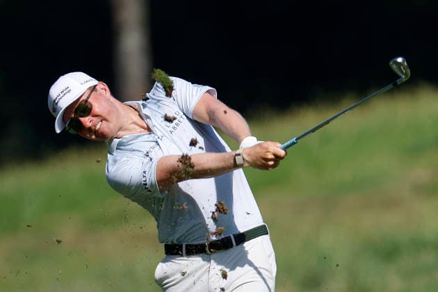 MEMPHIS, TN - AUGUST 14: Ben Griffin of the United States during the second round of the FedEx St. Jude Championship, August 14, 2026, at TPC Southwind in Memphis, Tennessee. (Photo by Matthew Maxey Icon Sportswire) GOLF: AUG 14 PGA, Golf Herren FedEx St. Jude Championship EDITORIAL USE ONLY Icon260814022