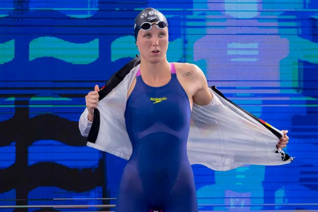 France, Paris, Centre Aquatique Olympique Metropole du Grand Paris, 14.08.2026, European Aquatics Championships, Day 15 - Final Session, Isabel Gose, SC Magdeburg, Germany, Photo by Eibner Pressefoto Tino Henschel European Aquatics Championships, Day 15 - Final Session Paris *** France, Paris, Centre Aquatique Olympique Metropole du Grand Paris, August 14, 2026, European Aquatics Championships, Day 15 Final Session, Isabel Gose, SC Magdeburg, Germany, Photo by Eibner Pressefoto Tino Henschel European Aquatics Championships, Day 15 Final Session Paris Copyright: xEibnerxPressefotox