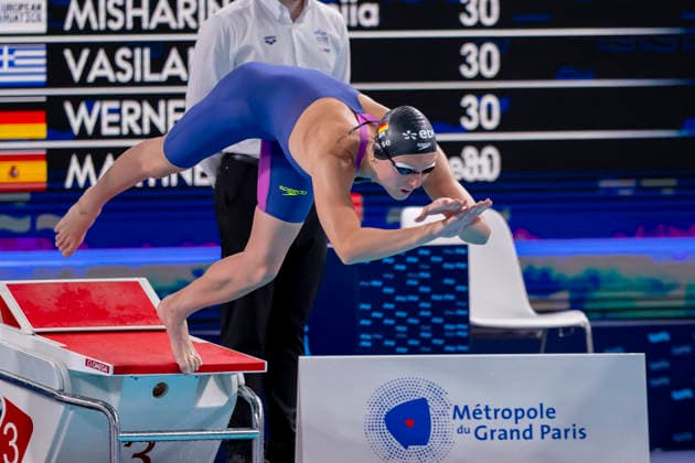 France, Paris, Centre Aquatique Olympique Metropole du Grand Paris, 14.08.2026, European Aquatics Championships, Day 15 - Final Session, Isabel Gose, SC Magdeburg, Germany, Photo by Eibner Pressefoto Tino Henschel European Aquatics Championships, Day 15 - Final Session Paris *** France, Paris, Centre Aquatique Olympique Metropole du Grand Paris, August 14, 2026, European Aquatics Championships, Day 15 Final Session, Isabel Gose, SC Magdeburg, Germany, Photo by Eibner Pressefoto Tino Henschel European Aquatics Championships, Day 15 Final Session Paris Copyright: xEibnerxPressefotox