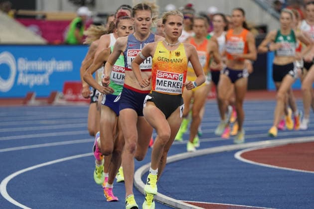 Birmingham , Leichtathletik, Athletics, Track and Field, EAA, Leichtathletik EM Birmingham 2026 European Championships birmingham 2026 , 10.000m frauen 10000m lisa merkel Deutschlan, Germany GER Copyright Gladys Chai von der Laage *** Birmingham, Track and Field, Athletics, EAA, 2026 European Athletics Championships in Birmingham, 10,000m Women, 10,000m Lisa Merkel, Germany (GER), Copyright Gladys Chai von der Laage