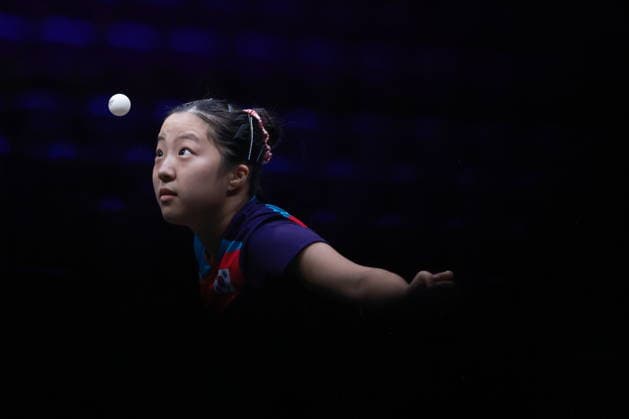 2026 WTT Europe Smash - Sweden - Main Draw - Day 5 Shin Yubin of South Korea competes against Hina Hayata of Japan during the Women s Singles Round of 16 at the 2026 Europe Smash at the Malmo Arena in Malmo, Sweden, on August 14, 2026. Malmo Sweden  Copyright: xRemyxGrosx originalFilename:gros-europesm260814_npETN.jpg