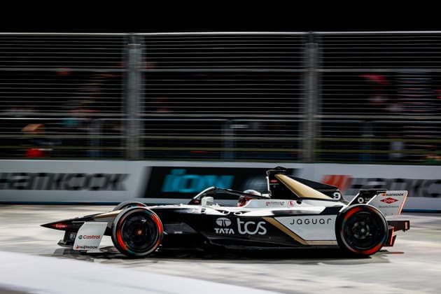 2026 FORMULA E LONDON ePRIX 09 EVANS Mitch (nzl), Jaguar TCS Racing, Jaguar I-Type 7, action during the London ePrix, 16th and 17th round of the 2025-26 ABB FIA Formula E World Championship, WM, Weltmeisterschaft on the ExCel London Circuit from August 14 to 16, 2026 in London, United Kingdom -  Copyright: xGREGORYxLENORMANDx