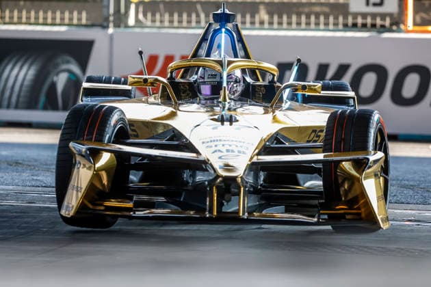 Sport Bilder des Tages 2026 FORMULA E LONDON ePRIX 77 BARNARD Taylor (gbr), DS Penske, DS E-Tense FE25, action during the London ePrix, 16th and 17th round of the 2025-26 ABB FIA Formula E World Championship, WM, Weltmeisterschaft on the ExCel London Circuit from August 14 to 16, 2026 in London, United Kingdom -  Copyright: xGREGORYxLENORMANDx