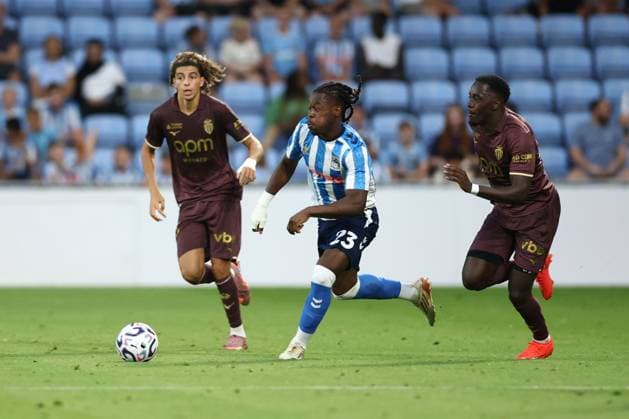 Brandon Thomas-Asante of Coventry City Coventry City v Monaco, Pre Season Friendly, Football, Coventry Building Society Arena, Coventry, UK - 14 Aug 2026Coventry Coventry Building Society Arena United Kingdom EDITORIAL USE ONLY No use with unauthorised audio, video, data, fixture lists, club league logos or live services. Online in-match use limited to 120 images, no video emulation. No use in betting, games or single club league player publications.  Copyright: xRyanxBrowne Shutterstockx 17070079az