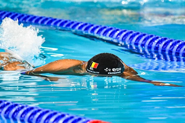 NATATION : Championnat d europe de natation 2026 - PARIS - 14 08 2026 Lucas Henveaux (BEL) Saint DenisFrance  Copyright: xBaptistexAutissierx
