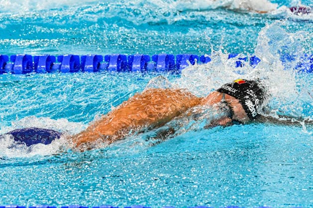 NATATION : Championnat d europe de natation 2026 - PARIS - 14 08 2026 Lucas Henveaux (BEL) Saint DenisFrance  Copyright: xBaptistexAutissierx