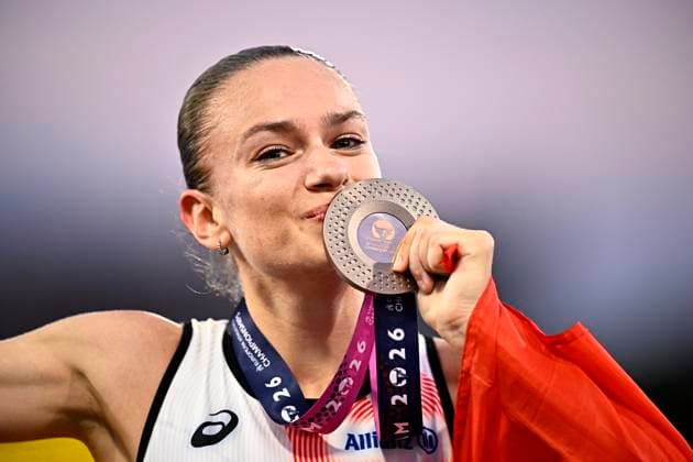 European Athletics Championships Birmingham 2026 - day 5 BIRMINGHAM, ENGLAND - AUGUST 14 : Van Lent Jana (BEL) in action during the 10000m final on day 5 of the Birmingham 2026 European Athletics Championships on August 14, 2026 in Birmingham, England, 14 08 2026 Birmingham ENGLAND  Copyright: xTomasxSiskx