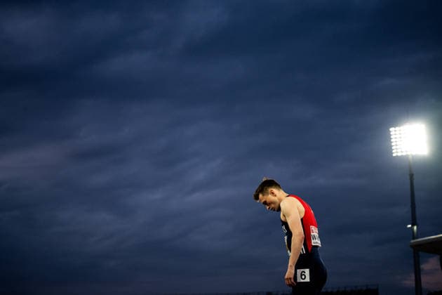 260814 Karsten Warholm of Norway ahead of men s 400 meter hurdles final during day 5 of the 2026 European Athletics Championships on August 14, 2026 in Birmingham. Photo: Maxim Thore BILDBYRAN kod MT MT1070 friidrott athletics friidrett friidrotts-em em friidretts-em 2026 european athletics championships day 5 bbeng *** August 14, 2026: Karsten Warholm of Norway ahead of the men’s 400-meter hurdles final during Day 5 of the 2026 European Athletics Championships on August 14, 2026 in Birmingham. Photo by Maxim Thore. BILDBYRAN code MT MT1070 track and field athletics friidrett friidrotts em em friidretts em 2026 European Athletics Championships Day 5 bbeng  Copyright: MAXIMxTHORE BB260814MT079