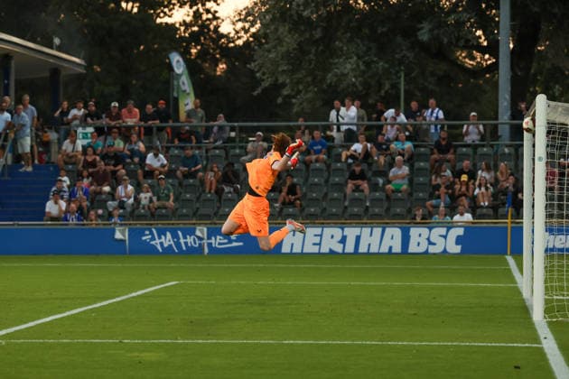 2026_08_14 , Hertha BSC II vs BFC Dynamo, Regionalliga 2026 2027 , Spieltag 5 Tor für den BFC Berlin Berlin Germany *** August 14, 2026, Hertha BSC II vs. BFC Dynamo, Regionalliga 2026–2027, Matchday 5, Goal for BFC Berlin, Berlin, Germany