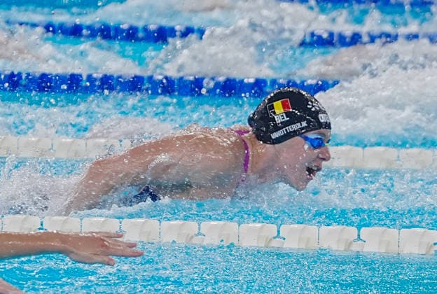 14 Aout European Aquatics Championships Paris 2026 Finales Vanotterdijk Roos of Belgium During Finale 100 M Butterfly Women at the European Swimming Championships at the Greater Paris Metropolis Olympic Aquatics Centre in Paris (France) on August 14, 2026.Credit Laurent Lairys parisFrance  Copyright: xLaurentxLairysx