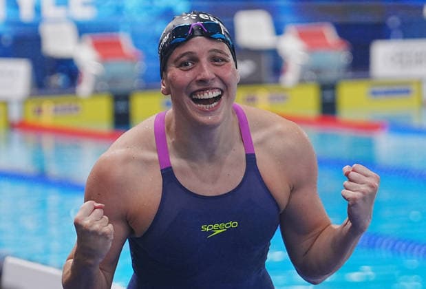14 Aout European Aquatics Championships Paris 2026 Finales Angelina Kohler of Germany During Finale 100 M Butterfly Women at the European Swimming Championships at the Greater Paris Metropolis Olympic Aquatics Centre in Paris (France) on August 14, 2026.Credit Laurent Lairys parisFrance  Copyright: xLaurentxLairysx