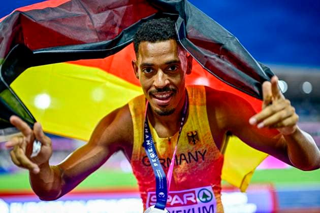 Sport Bilder des Tages Emil AGYEKUM (Germany, SCC Berlin, 400m HURDLES Men) GBR, European Athletics Championships, Athletics, 14.08.2026, GBR, European Athletics Championships, Athletics, 14.08.2026, Birmingham *** Emil AGYEKUM Germany, SCC Berlin, Men s 400m Hurdles GBR, European Athletics Championships, Track and Field, August 14, 2026, GBR, European Athletics Championships, Track and Field, August 14, 2026, Birmingham Copyright: xEibnerxPressefoto JanxPapenfussx EP_JPS