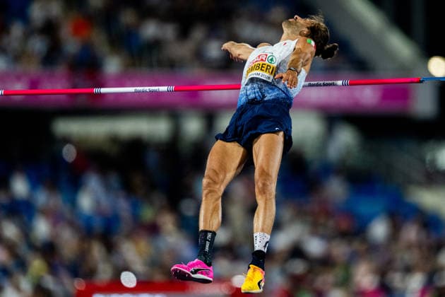 260814 Gianmarco Tamberi of Italy competes in men s high jump final during day 5 of the 2026 European Athletics Championships on August 14, 2026 in Birmingham. Photo: Mathias Bergeld BILDBYRAN kod MB MT1070 friidrott athletics friidrett friidrotts-em em friidretts-em 2026 european athletics championships day 5 bbeng *** August 14, 2026: Gianmarco Tamberi of Italy competes in the men’s high jump final during Day 5 of the 2026 European Athletics Championships on August 14, 2026 in Birmingham. Photo by Mathias Bergeld. BILDBYRAN code MB MT1070. track and field, athletics, friidrett, friidrotts EM, 2026 European Athletics Championships, Day 5, BBENG  Copyright: MATHIASxBERGELD BB260814MB127