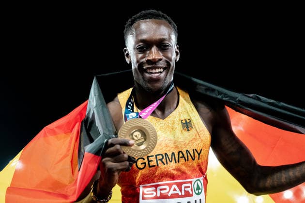 Owen Ansah (Hamburger SV, 200m Maenner), GBR, Leichtathletik, Athletics, European Athletics Championships 2026, Leichtathletik Europameisterschaft 2026, Birmingham 2026, 09.08.2026, GBR, Leichtathletik, Athletics, European Athletics Championships 2026, Leichtathletik Europameisterschaft 2026, Birmingham 2026, 09.08.2026 Birmingham *** Owen Ansah, Hamburger SV, Men s 200m, GBR, Track and Field, Athletics, 2026 European Athletics Championships, 2026 European Track and Field Championships, Birmingham 2026, August 9, 2026, GBR, Track and Field, Athletics, 2026 European Athletics Championships, 2026 European Track and Field Championships, Birmingham 2026, August 9, 2026, Birmingham Copyright: xStefanxMayerx EP_SMR