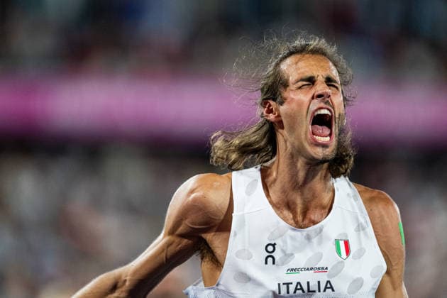 260814 Gianmarco Tamberi celebrates after men s high jump final during day 5 of the 2026 European Athletics Championships on August 14, 2026 in Birmingham. Photo: Mathias Bergeld BILDBYRAN kod MB MT1070 friidrott athletics friidrett friidrotts-em em friidretts-em 2026 european athletics championships day 5 bbeng jubel *** 260814 Gianmarco Tamberi celebrates after the men’s high jump final on day 5 of the 2026 European Athletics Championships on August 14, 2026 in Birmingham. Photo by Mathias Bergeld. BILDBYRAN code MB MT1070. track and field, athletics, friidrett, friidrotts EM, 2026 European Athletics Championships, Day 5, BBENG, celebration  Copyright: MATHIASxBERGELD BB260814MB135