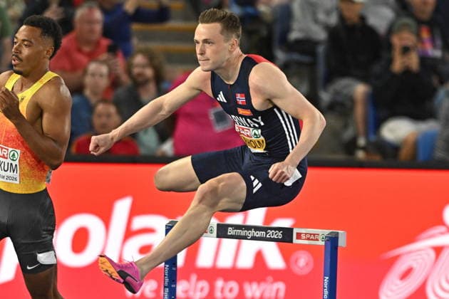 2026.08.14 Birmingham Lekkoatletyka Mistrzostwa Europy N z Karsten Warholm Foto Michal Laudy PressFocus 2026.08.14 Birmingham Athletics European Athletics Championships Karsten Warholm Credit: Michal Laudy PressFocus NEWSPIX.PL --- newspix.pl 