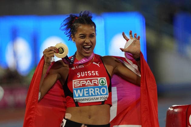 Birmingham , Leichtathletik, Athletics, Track and Field, EAA, Leichtathletik EM Birmingham 2026 European Championships birmingham 2026 , 10.08-17.08.2026, Alexander Stadium Birmingham, Grossbritannien , 800m Frauen , 800m Women Final, Audry Werro Schweiz, Switzerland Suisse, Copyright Gladys Chai von der Laage *** Birmingham, Track and Field, Athletics, EAA, 2026 European Athletics Championships in Birmingham, August 10–17, 2026, Alexander Stadium, Birmingham, Great Britain, Women’s 800m, Women’s 800m Final, Audry Werro, Switzerland, Suisse, Copyright Gladys Chai von der Laage