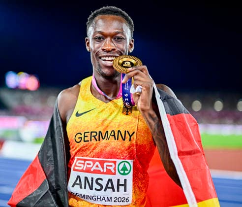 Owen ANSAH (Germany, Hamburger SV, 200m Men) GBR, European Athletics Championships, Athletics, 14.08.2026, GBR, European Athletics Championships, Athletics, 14.08.2026, Birmingham *** Owen ANSAH Germany, Hamburger SV, Men s 200m GBR, European Athletics Championships, Track and Field, August 14, 2026, GBR, European Athletics Championships, Track and Field, August 14, 2026, Birmingham Copyright: xEibnerxPressefoto JanxPapenfussx EP_JPS