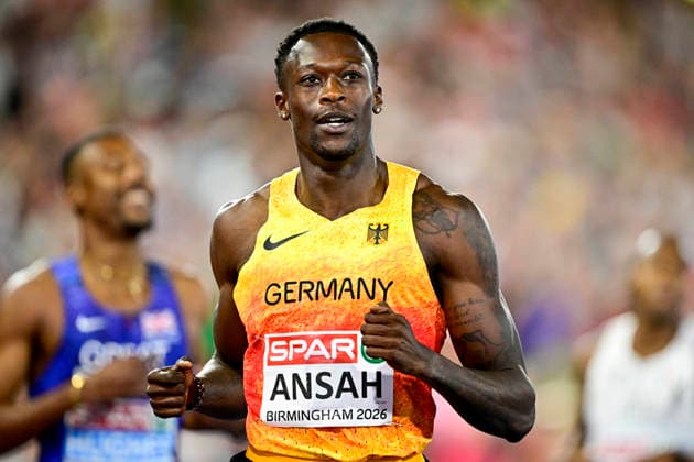 Owen ANSAH (Germany, Hamburger SV, 200m Men) GBR, European Athletics Championships, Athletics, 14.08.2026, GBR, European Athletics Championships, Athletics, 14.08.2026, Birmingham *** Owen ANSAH Germany, Hamburger SV, Men s 200m GBR, European Athletics Championships, Track and Field, August 14, 2026, GBR, European Athletics Championships, Track and Field, August 14, 2026, Birmingham Copyright: xEibnerxPressefoto JanxPapenfussx EP_JPS