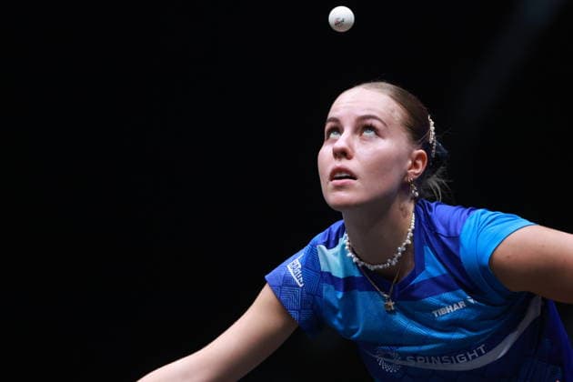 2026 WTT Europe Smash - Sweden - Main Draw - Day 5 Annett Kaufmann of Germany competes against Chen Yi of China during the Men s Singles - Round of 16 at the 2026 Europe Smash at the Malmo Arena in Malmo, Sweden, on August 14, 2026. Malmo Sweden  Copyright: xRemyxGrosx originalFilename:gros-europesm260814_npiZC.jpg