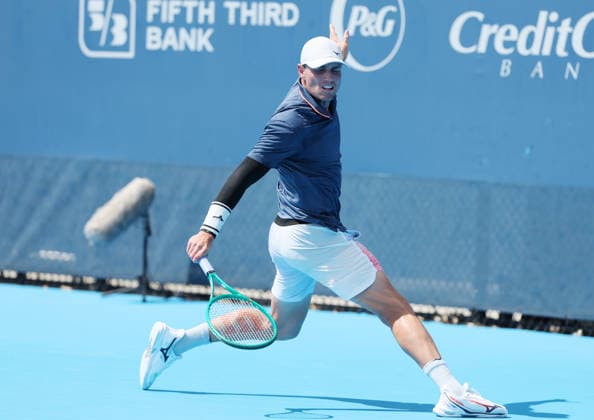 August 14, 2026, Mason, Ohio, USA: CHRISTOPHER OÃ¢â‚¬â ¢CONNELL of Australia during the match against K. Majchrzak of Poland in the first round of tennis tournament ATP, Tennis Herren 1000 Cincinnati Open in Mason, USA. O Connell won 6:4, 7:6 Mason USA - ZUMAc278 20260814_zsp_c278_038 Copyright: xMarcinxCholewinskix
