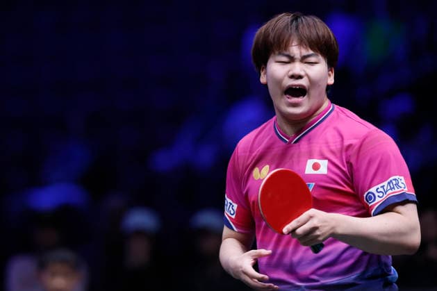 MALMO, SWEDEN - AUGUST 14: Sora Matsushima of Japan competes in the Men s Singles Round of 16 match against Zhou Qihao of China on Day 5 of Europe Smash Sweden 2026 at Malmo Arena on August 14, 2026 in Malmo, Sweden.  Copyright: xVCGx 111660071480