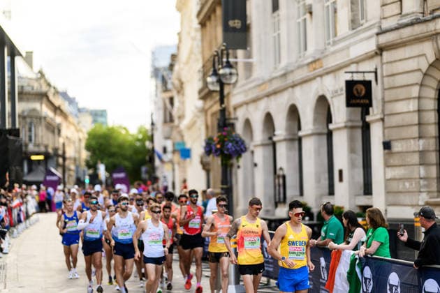 260815 Perseus Karlström of Sweden competes in men s half marathon race walk during day 6 of the 2026 European Athletics Championships on August 15, 2026 in Birmingham. Photo: Mathias Bergeld BILDBYRAN kod MB MT1071 friidrott athletics friidrett friidrotts-em em friidretts-em 2026 european athletics championships day 6 bbengc kappgang race walk gang *** August 15, 2026: Perseus Karlström of Sweden competes in the men’s half marathon race walk during Day 6 of the 2026 European Athletics Championships on August 15, 2026 in Birmingham. Photo by Mathias Bergeld, BILDBYRAN, code MB MT1071. track and field, athletics, friidrett, friidrotts EM, 2026 European Athletics Championships, Day 6, BBENG, race walk, gang  Copyright: MATHIASxBERGELD BB260815MB007