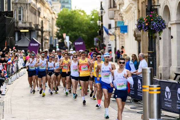 260815 Perseus Karlström of Sweden competes in men s half marathon race walk during day 6 of the 2026 European Athletics Championships on August 15, 2026 in Birmingham. Photo: Mathias Bergeld BILDBYRAN kod MB MT1071 friidrott athletics friidrett friidrotts-em em friidretts-em 2026 european athletics championships day 6 bbengc kappgang race walk gang *** August 15, 2026: Perseus Karlström of Sweden competes in the men’s half marathon race walk during Day 6 of the 2026 European Athletics Championships on August 15, 2026 in Birmingham. Photo by Mathias Bergeld, BILDBYRAN, code MB MT1071. track and field, athletics, friidrett, friidrotts EM, 2026 European Athletics Championships, Day 6, BBENG, race walk, gang  Copyright: MATHIASxBERGELD BB260815MB009