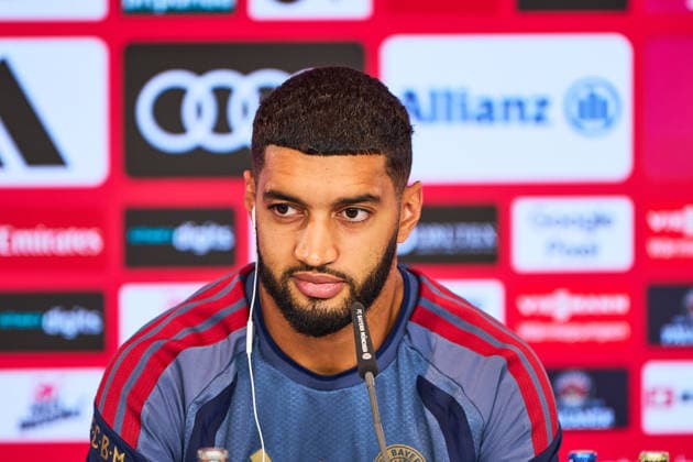 Fußball 1. Bundesliga Vorstellung von Ismael Saibari beim FC Bayern München am 14.08.2026 auf dem Trainingsgelände an der Säbener Straße in München Ismael Saibari ( München ) Photo by FC Bayern via REVIERFOTO Vorstellung von Ismael Saibari beim FC Bayern München *** Soccer, Bundesliga 1: Ismael Saibari s introduction at FC Bayern Munich on August 14, 2026, at the training facility on Säbener Straße in Munich. Ismael Saibari, Munich. Photo by FC Bayern via REVIERFOTO. Ismael Saibari s introduction at FC Bayern Munich
