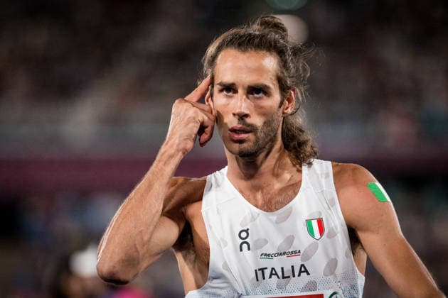 European Athletics Championships in Birmingham, United Kingdom, August 14, 2026. Men s high jump - final, Gianmarco Tamberi from Italy. (CTKxPhoto JaroslavxSvoboda) CTKPhotoP2026081408298  CTKPhotoP2026081408298