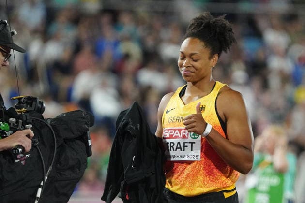 Birmingham , Leichtathletik, Athletics, Track and Field, EAA, Leichtathletik EM Birmingham 2026 European Championships birmingham 2026 , 10.08-17.08.2026, Alexander Stadium Birmingham, Grossbritannien , Diskuswurf Frauen , Discus throw Women Final,Shanice Craft Deutschland, Germany GER Copyright Gladys Chai von der Laage *** Birmingham, Track and Field, Athletics, EAA, 2026 European Athletics Championships in Birmingham, August 10–17, 2026, Alexander Stadium, Birmingham, United Kingdom, Women’s Discus Throw, Women’s Discus Throw Final, Shanice Craft, Germany (GER), Copyright Gladys Chai von der Laage