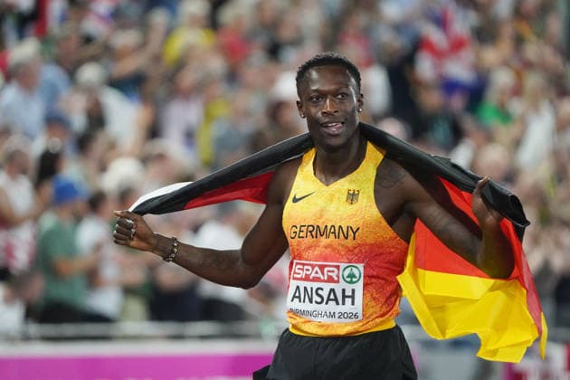 Birmingham , Leichtathletik, Athletics, Track and Field, EAA, Leichtathletik EM Birmingham 2026 European Championships birmingham 2026 , 10.08-17.08.2026, Alexander Stadium Birmingham, Grossbritannien , 200m Männer, 200m Men, Final , Owen Ansah Deutschland, Germany GER Copyright Gladys Chai von der Laage *** Birmingham, Track and Field, Athletics, EAA, 2026 European Athletics Championships in Birmingham, August 10–17, 2026, Alexander Stadium, Birmingham, United Kingdom, Men’s 200m, Final, Owen Ansah, Germany (GER), Copyright Gladys Chai von der Laage