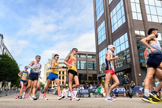 260815 Perseus Karlström of Sweden competes in men s half marathon race walk during day 6 of the 2026 European Athletics Championships on August 15, 2026 in Birmingham. Photo: Mathias Bergeld BILDBYRAN kod MB MT1071 friidrott athletics friidrett friidrotts-em em friidretts-em 2026 european athletics championships day 6 bbengc kappgang race walk gang sweden sverige *** August 15, 2026: Perseus Karlström of Sweden competes in the men’s half marathon race walk during Day 6 of the 2026 European Athletics Championships on August 15, 2026 in Birmingham. Photo by Mathias Bergeld, BILDBYRAN, code MB MT1071. track and field, athletics, friidrett, friidrotts EM, 2026 European Athletics Championships, Day 6, BBENG, race walk, Sweden, Sverige  Copyright: MATHIASxBERGELD BB260815MB010