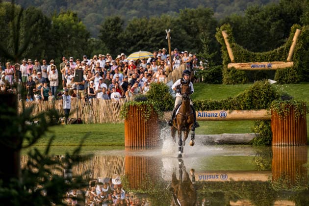 260815 Phillip Dutton of USA with horse Denim compete in the Eventing Cross-Country during day 5 of the 2026 FEI World Championships on August 15, 2026 in Aachen. Photo: Emma Wallskog BILDBYRAN kod EW EW0685 ridsport equestrian rid-vm 2026 2026 fei world championships bbeng ridsport-vm fälttävlan eventing terrängritt terräng *** August 15, 2026: Phillip Dutton of the U.S., riding Denim, competes in the Eventing Cross Country on Day 5 of the 2026 FEI World Championships on August 15, 2026 in Aachen. Photo by Emma Wallskog. BILDBYRAN code EW EW0685. equestrian sports, riding, 2026 World Championships, 2026 FEI World Championships, BBENG, equestrian sports, World Championships, eventing, cross-country  Copyright: EMMAxWALLSKOG BB260815EW006