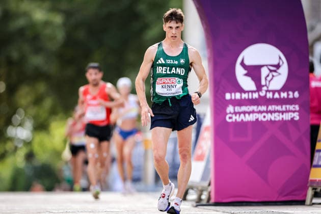 2026 European Athletics Championships, Alexander Stadium, Birmingham, England 16 8 2026 Half Marathon Race Walk Final Ireland™s David Kenny David Kenny 16 8 2026  Copyright: xx 0S9A5536
