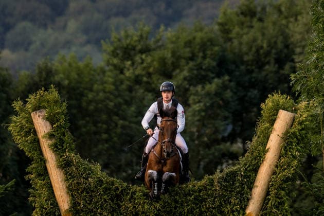 260815 Robin Godel of Switzerland with horse Grandeur de Lully compete in the Eventing Cross-Country during day 5 of the 2026 FEI World Championships on August 15, 2026 in Aachen. Photo: Emma Wallskog BILDBYRAN kod EW EW0685 ridsport equestrian rid-vm 2026 2026 fei world championships bbeng ridsport-vm fälttävlan eventing terrängritt terräng *** August 15, 2026: Robin Godel of Switzerland, riding Grandeur de Lully, competes in the Eventing Cross Country on Day 5 of the 2026 FEI World Championships on August 15, 2026 in Aachen. Photo by Emma Wallskog. BILDBYRAN code EW EW0685 equestrian sports riding 2026 World Championships 2026 FEI World Championships bbeng equestrian sports World Championships eventing cross-country  Copyright: EMMAxWALLSKOG BB260815EW009