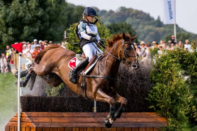 260815 Angelika Dubach of Switzerland with horse Felin de Chignan compete in the Eventing Cross-Country during day 5 of the 2026 FEI World Championships on August 15, 2026 in Aachen. Photo: Emma Wallskog BILDBYRAN kod EW EW0685 ridsport equestrian rid-vm 2026 2026 fei world championships bbeng ridsport-vm fälttävlan eventing terrängritt terräng *** August 15, 2026: Angelika Dubach of Switzerland, riding Felin de Chignan, competes in the Eventing Cross Country on Day 5 of the 2026 FEI World Championships in Aachen. 2026 in Aachen. Photo by Emma Wallskog. BILDBYRAN code EW EW0685 equestrian sports riding 2026 World Championships 2026 FEI World Championships bbeng equestrian sports World Championships eventing cross-country  Copyright: EMMAxWALLSKOG BB260815EW025